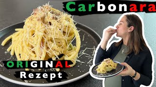 Carbonara  das 🇮🇹ORIGINAL🇮🇹 Rezept [upl. by Cass427]