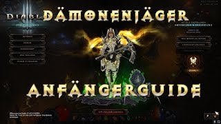 Diablo 3  Dämonenjäger  Anfängerguide  Build  Anfänger Guide  Skillung  German [upl. by Groome930]