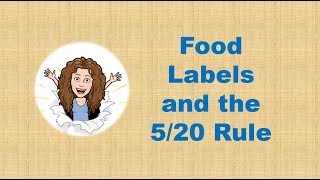 520 Rule with Food Labels [upl. by Cir]