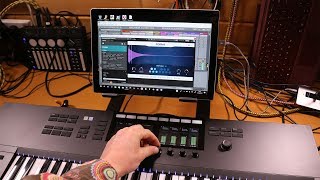 Komplete Kontrol S49 Mk2 improv with Ableton Live and Surface Pro [upl. by Trebla]