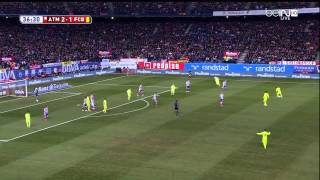 Atletico Madrid  Barcelona Highlights HD CdR 28012015 [upl. by Sateia]