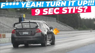 ⚠️ INSANE 900 WHP 9 SEC SUBARU STIS WE GO DRAG RACING TUNED BY BADER BUILT  TURN IT UP 4K [upl. by Hirsh356]