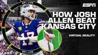 Using VR technology to BREAK DOWN how Josh Allen amp the Bills took down the Chiefs 🔥  NFL Live [upl. by Ahscrop]