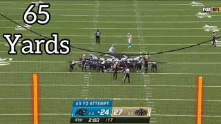 NFL Crazy Longest Field Goals of the 202021 Season [upl. by Vanthe568]