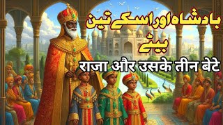 King amp his three sons  Moral Story  Badshah aur uskay teen batey  Badshah [upl. by Erastes]