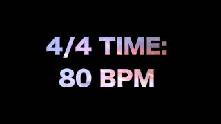 44 Time 80 BPM [upl. by Euqinwahs691]