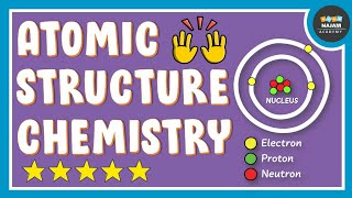 Atomic Structure Protons Electrons amp Neutrons  Chemistry [upl. by Stu]