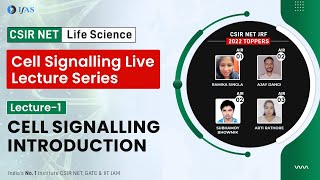 Cell signaling introduction  Target CSIR NET Life Science  Cell Signaling  IFAS [upl. by Suirada]