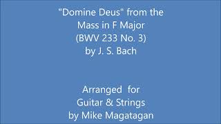 quotDomine Deusquot from the Mass in F Major BWV 233 No 3 for Guitar amp Strings [upl. by Loggins]