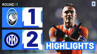 ATALANTAINTER 12  HIGHLIGHTS  Lautaro nets beauty to seal Inter win  Serie A 202324 [upl. by Meta348]