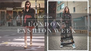 What I wore and did at London Fashion Week [upl. by Ahsenit]