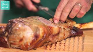 How to Carve the Perfect Leg of Lamb  Simply Beef and Lamb [upl. by Harper]