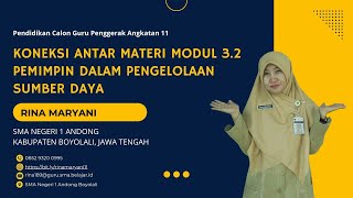 Tugas Rina Maryani Koneksi Antar Materi 3 2 CGP11 [upl. by Fletch]