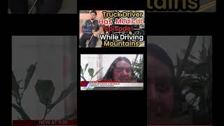 Truck Driver Has A Medical Episode While Driving In Colorado Mountains shorts viral truckdriver [upl. by Nicholle]