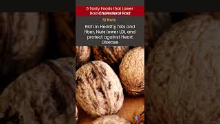 5 Tasty Foods that Lower Bad Cholesterol Fast  Med About You shorts health [upl. by Alliw]