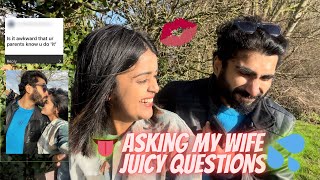 Asking My Wife JUICY Marriage Questions YOU ARE TOO AFRAID TO ASK🥵 laamj [upl. by Ainerbas]