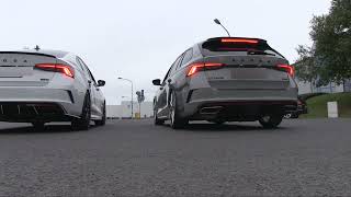 Skoda Octavia NX I ☠️ REAPER V4  HJS OPF DP vs OEM DP [upl. by Ambrogino570]