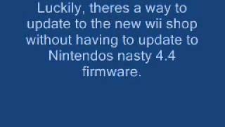 Safely update to the new wii shop without updating to 43 firmware [upl. by Ahsiket]