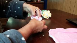 How to make washcloth flowers and suckers [upl. by Paige]