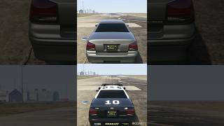 GTA ONLINE  POLICE STANIER LE CRUISER VS UNMARKED CRUISER shorts [upl. by Ahsemaj]