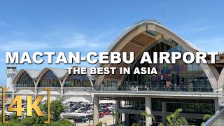 Walking Tour at Cebus World Class Airport  MactanCebu International Airport  4K  Philippines [upl. by Harli]