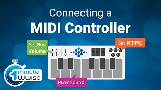 One Minute Wwise  Connecting a MIDI Controller [upl. by Bloxberg]