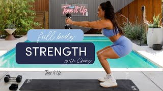 Total Body Dumbbell Strength Workout for Women – BeginnerFriendly [upl. by Jany298]