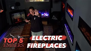 Top Five best ELECTRIC Fireplaces Where is the Dimplex Ignite Bold [upl. by Nylatsirk]