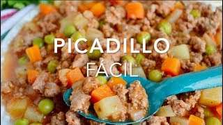 CÓMO HÁCER PICADILLO fácil amp delicioso  Recetas fáciles Pizca de Sabor [upl. by Ennovy]