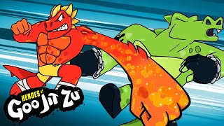 Adventures Of The GOO ⚡️ HEROES OF GOO JIT ZU  New Compilation  Cartoon For Kids [upl. by Aynotel310]