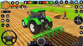 Modern Farm Tractor Driving Games  Farming Tractor 3D  Android Gameplay [upl. by Tessie]