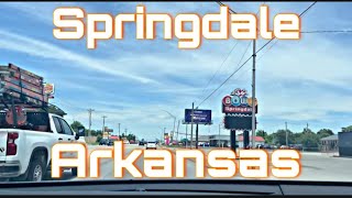 Springdale Arkansas  City Tour amp Drive Thru [upl. by Specht]