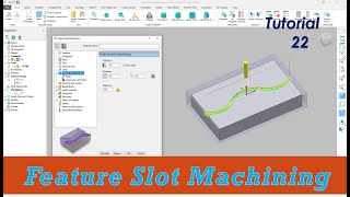 autodesk powermill feature slot machining 2020 tutorials in hindi [upl. by Seldan633]