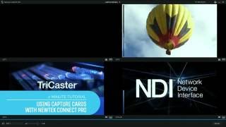 2 Minute Tutorial How to use a capture card in your IP video workflow [upl. by Griffiths562]