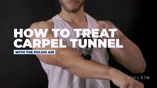 How To Treat Carpel Tunnel Syndrome With A Massage Gun [upl. by Anitan664]