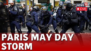 Paris May Day Protest LIVE  France Shows Its Anger On May Day Ahead Of Paris Olympics  N18L [upl. by Daney]