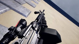 M249 VS Squad Bots  Squad [upl. by Tirrell]