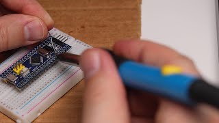 Blue Pill STM32 Rust Workshop Part 5  Soldering the Pin Rails [upl. by Gelman48]