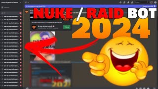 🧡 How to NUKE a Discord server EASY and FAST  PiV Bot pivdomina [upl. by Arualana]