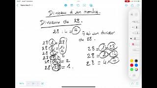 Multiples et diviseurs 5eme [upl. by Eonak]