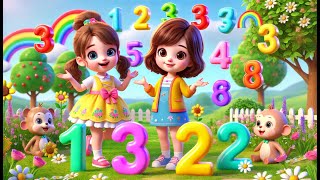 JessicaampTiffany Học Đếm Tiếng Anh Từ 1 đến 20 – Bài Hát Thiếu Nhi Vui Nhộn  Counting Song for Kids [upl. by Naor]