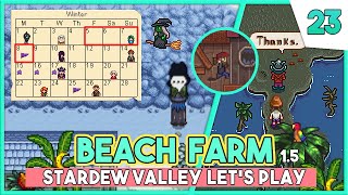 End Game Shenanigans  Stardew Valley 15 Beginners Guide LP 🐚 Beach Farm Ep23 [upl. by Eidorb]