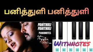 panithuli panithuli song PianoNotes  perfect piano  withnotes  how to play piano in mobile [upl. by Bromleigh448]