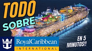 Todo lo que tienes que saber sobre ROYAL CARIBBEAN en 5 Minutos EN ESPAÑOL [upl. by Kecaj]