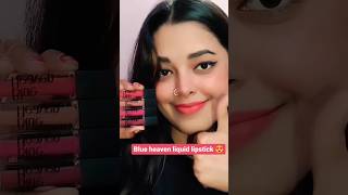 wow beautiful blue heaven lipstick 🤩shorts viralvideo trending youtube youtubeshorts lipstick [upl. by Anilrats]