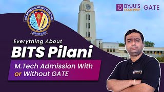 BITS Pilani MtechME HD Admission Process  BITS Pilani Admission With or Without GATE  BYJUS GATE [upl. by Mian]