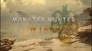 Découverte de la BÊTA MONSTER HUNTER WILDS sur PS5 en 4K non commenté [upl. by Jeffrey]