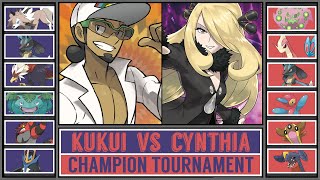 KUKUI vs CYNTHIA  Pokémon Champion Tournament Battle 2 [upl. by Desireah19]