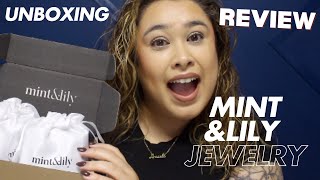 MINT amp LILY JEWELRY REVIEW UNBOXING  2024 [upl. by Adnwahsor234]