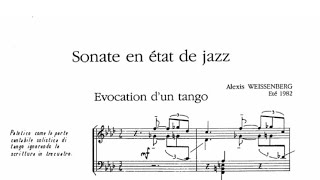 Alexis Weissenberg  Sonate en état de jazz Hamelin [upl. by Donoghue632]